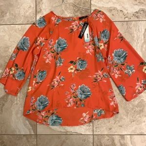 Larie crew neck blouse